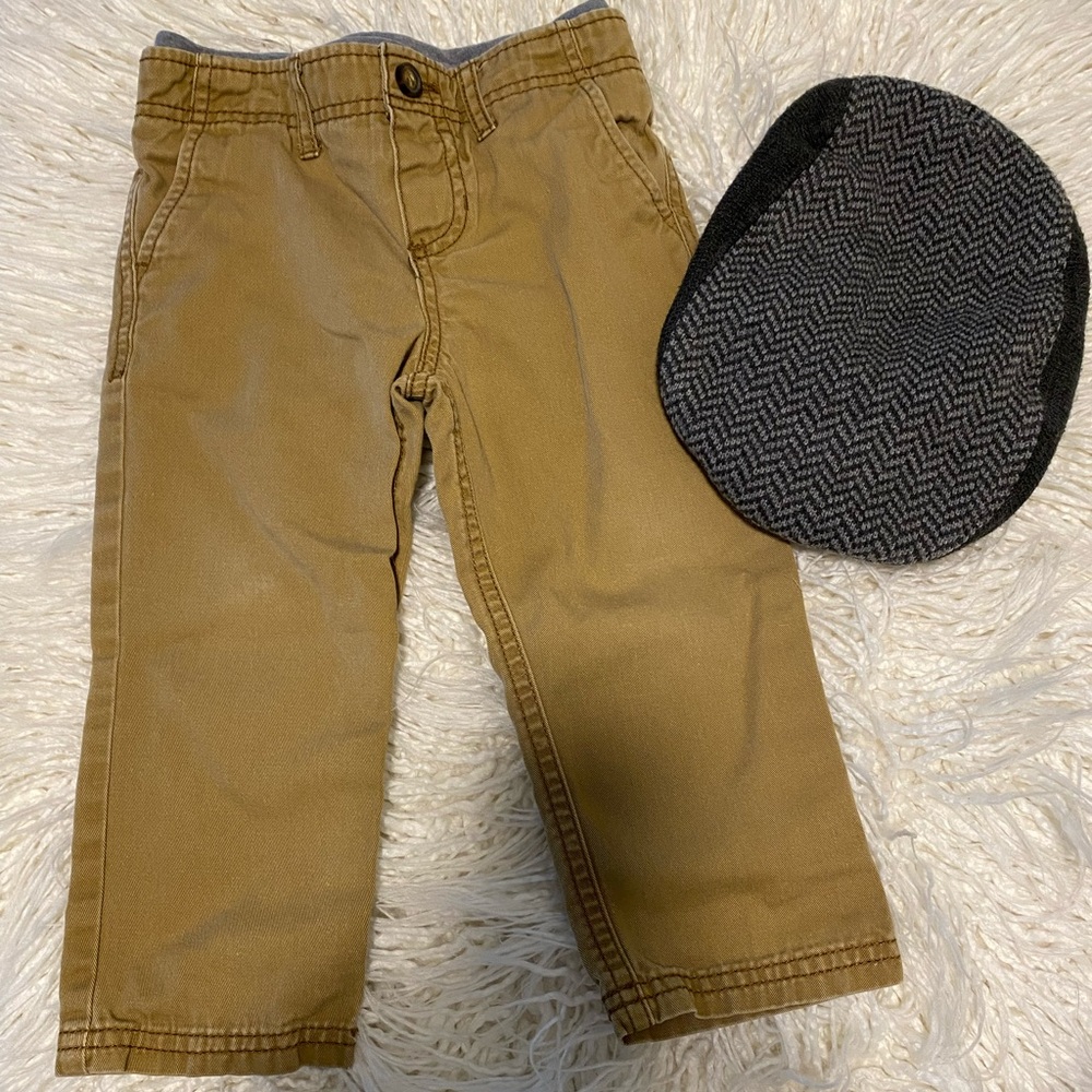 24M Pants and newsboy hat 2/$10